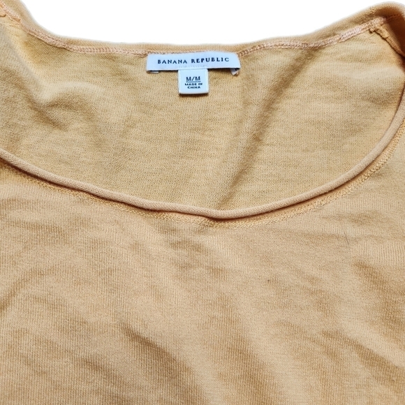 Banana Republic Yellow shirt Size M - Picture 4 of 5